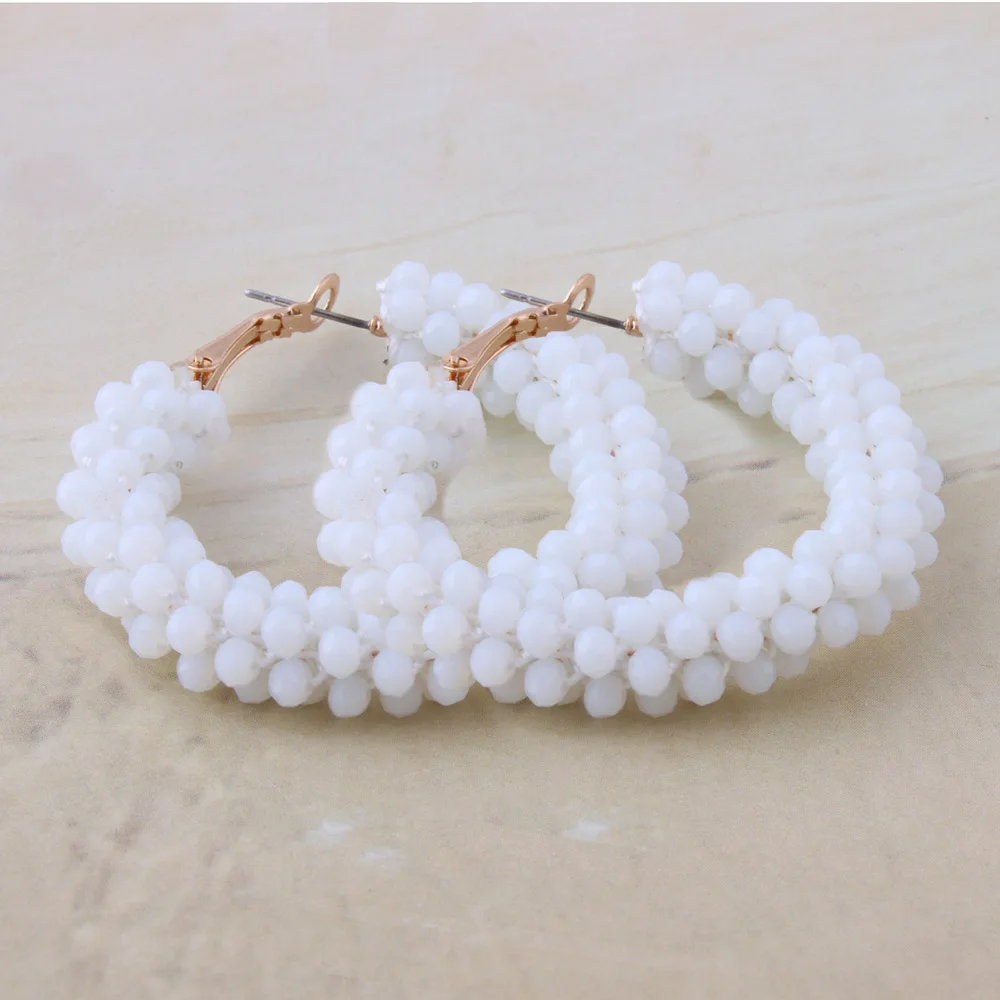NeeFuWoFuDrop Серьги Висячие богемные хрустальные oorbellen Стразы посылка длинные brinco Шарм бахрома ювелирные серьги оптом - Окраска металла: 6