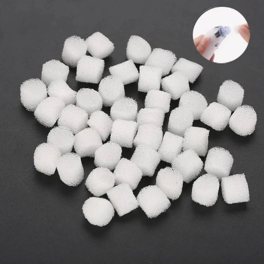 150 шт Сменный фильтр-губка для очистки пор, пылесос для удаления черных точек, устройство для микродермабразии, аксессуары для всасывания Комедо