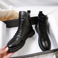 riding boots 2021 new british style handsome motorcycle boots black versatile ankle boots spring and autumn single boots