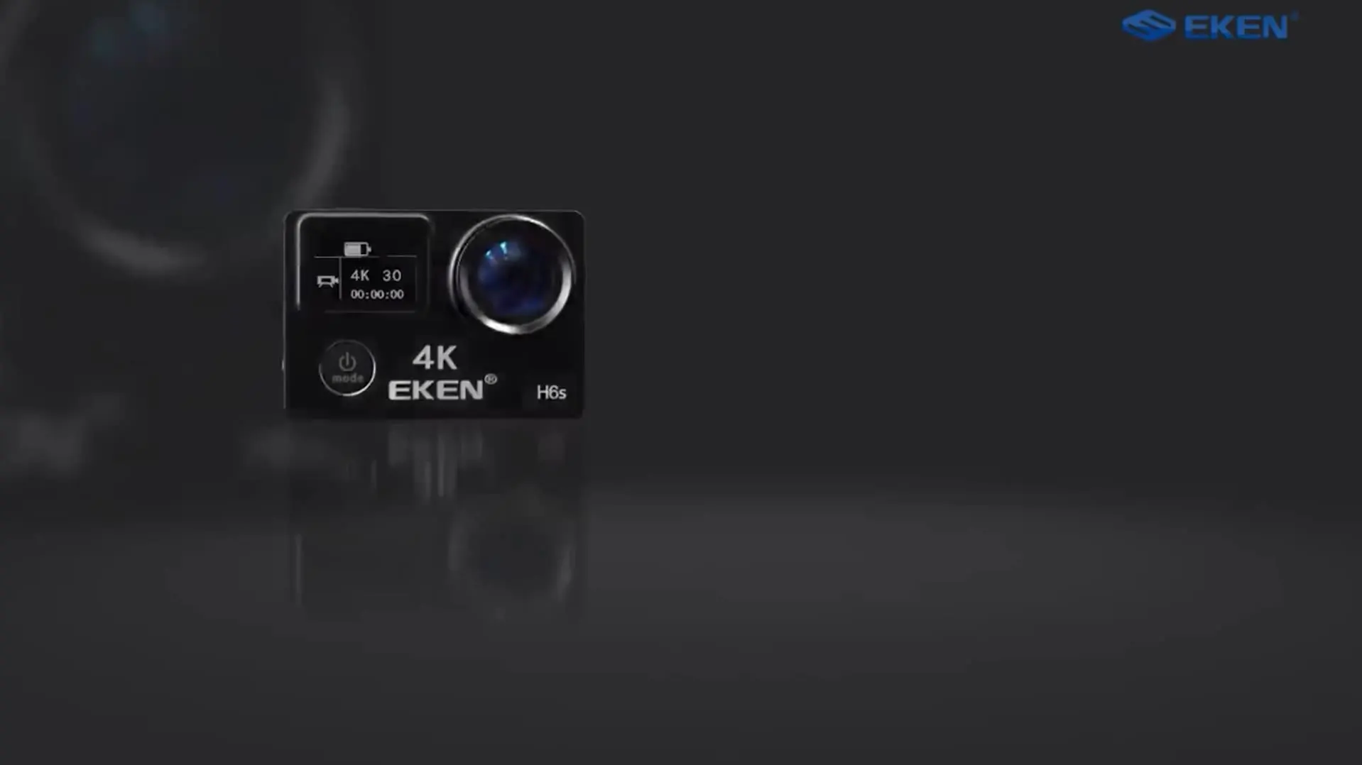 للبيع الأصلي كاميرا رياضية مقاومة للماء 4k كاميرا فيديو واي فاي EKEN H6s عمل الكاميرا