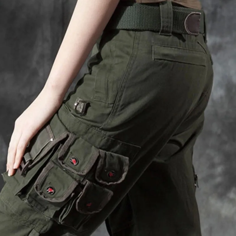 Army Force Women man Combat Tactical millitary Multi Pockets Overalls Outdoor Cargo Pants Hiking Camping workwear Trousers