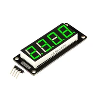 0 56inch tm1637 4bit digital led 7segment clock tube display for arduino