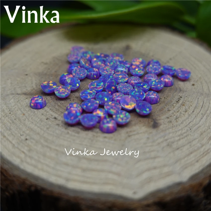 50 штук Собственное производство Прямая продажа Размер 4мм Хорошая огненная свободная круглая кабошонная опаловая бусина для изготовления украшений DIY.