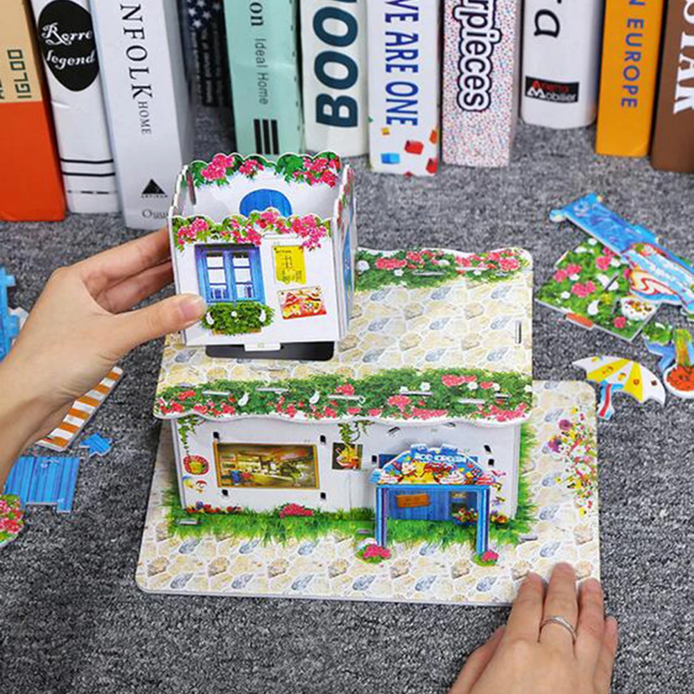 3D бумажная доска пазл конструкция сборка раннее обучение игрушка для детей