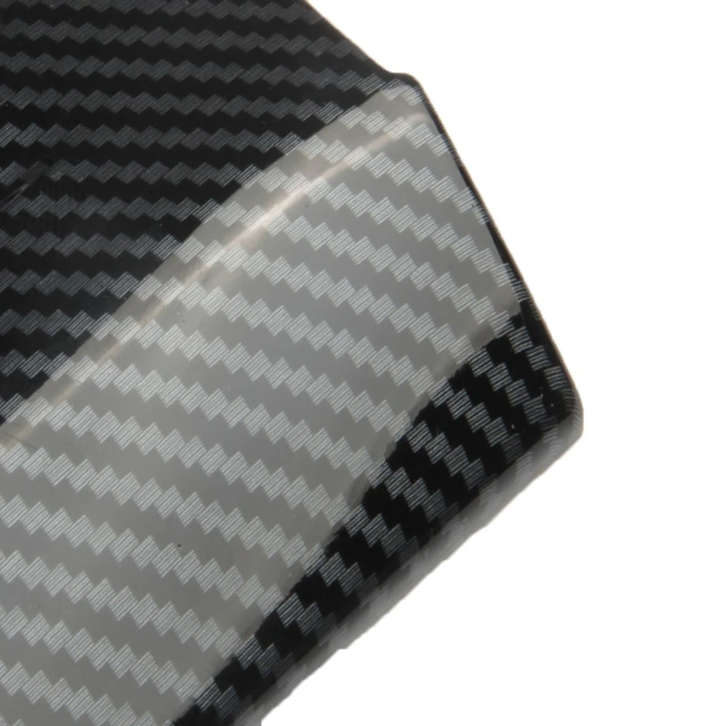 

for Dodge RAM 1500 2019 2020 2021 Car Accessories ABS Carbon Fiber Steering Wheel Center Decor Cover Strips 2Pcs