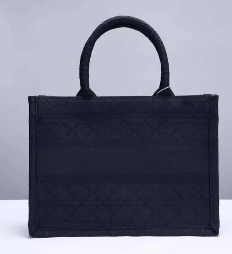 

Embroidery Book Tote Bags for Women 2021Top Designer Luxury Handbags Lady's New Fashion Purse High Quality Shopping Bag