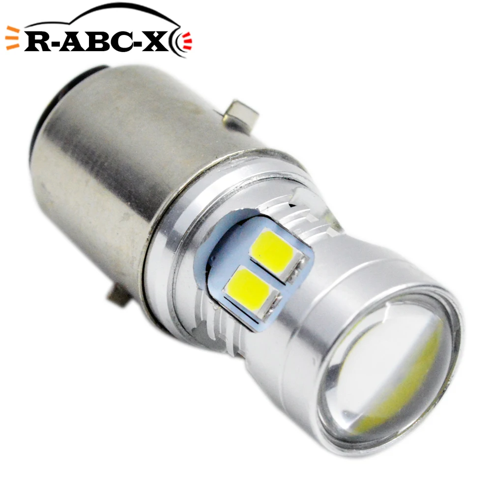 1x 3W светодиодный фары для мотоцикла дальнего/Низкий биксенон луч мотоцикл BA20D