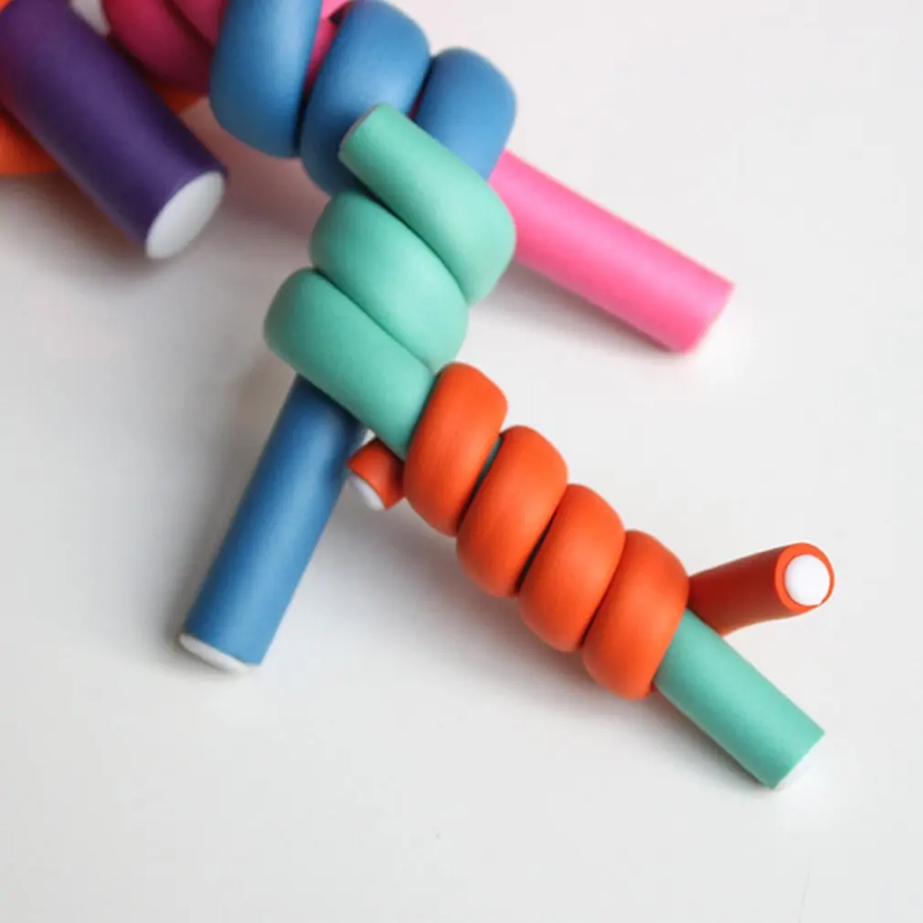 10 шт./лот бигуди производители мягкий поролон гнущиеся локоны Сделай Сам