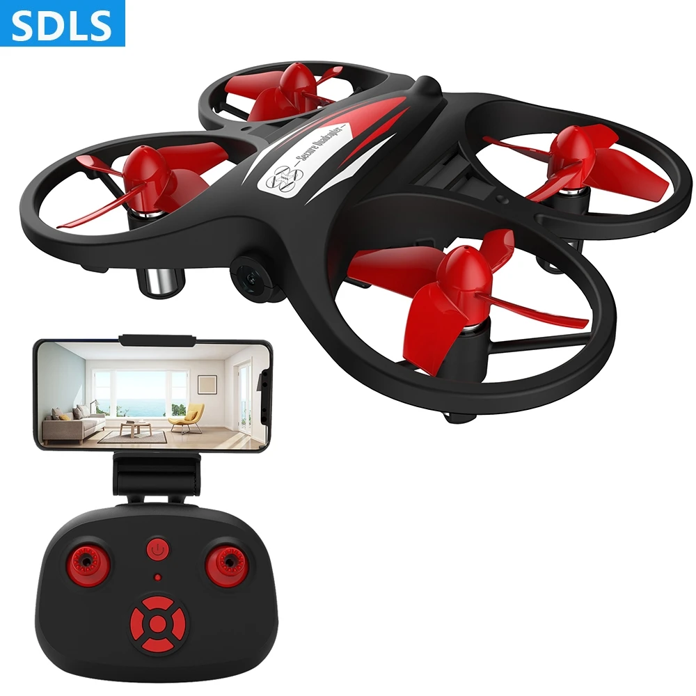 Мини Дрон с 720P Wifi камерой RC Квадрокоптер 3D флип Безголовый режим дистанционного