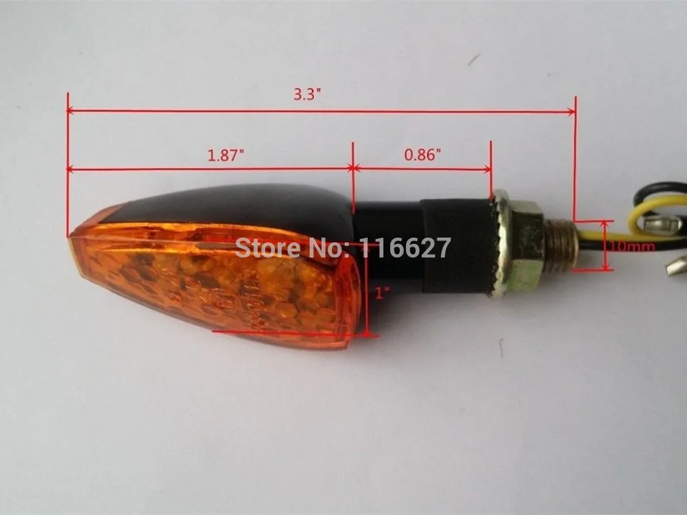 Оптовая продажа светодиодный сигнал поворота для мотоцикла уличный диртбайк