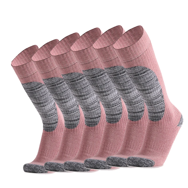 Мужские лыжные носки для взрослых 6 пар толстые хлопковые сохраняют тепло