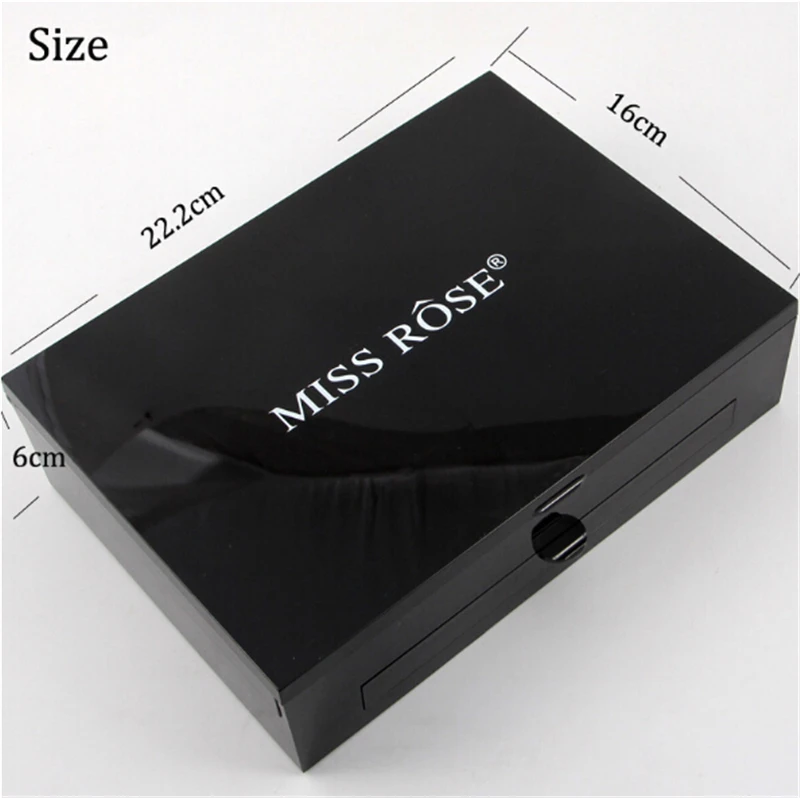 Большие размеры тени для век Pallete Miss Rose Красочные 180 Цвета Тени для век+ бровей+ румяна порошок+ зеркало+ Кисти Профессиональная палитра теней для век Горячая