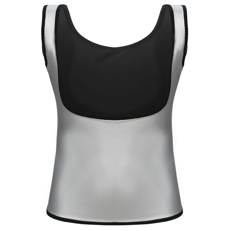 

Womens Body Shaper Slimming Sheath Vest Weight Loss Shapewear Sauna Sweat Fat Burner Tank Top Waist Trainer Tummy Corset