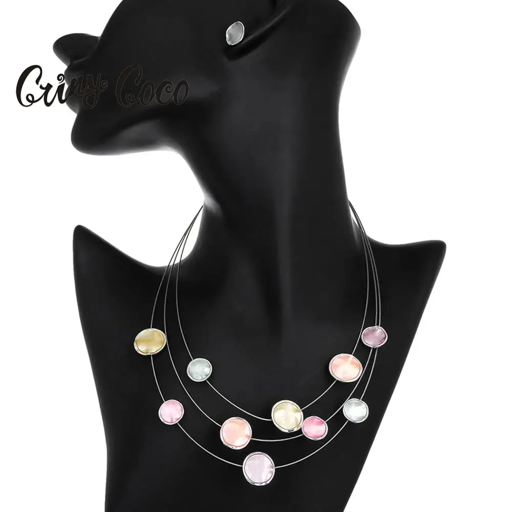 Cring Coco 2020 Новое поступление круглые чокер для женщин модное геометрическое