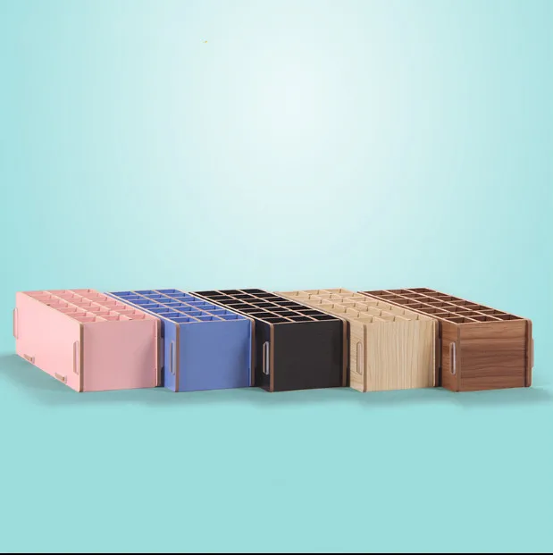 Деревянный держатель для карандашей и кистей DIY настольная подставка-органайзер