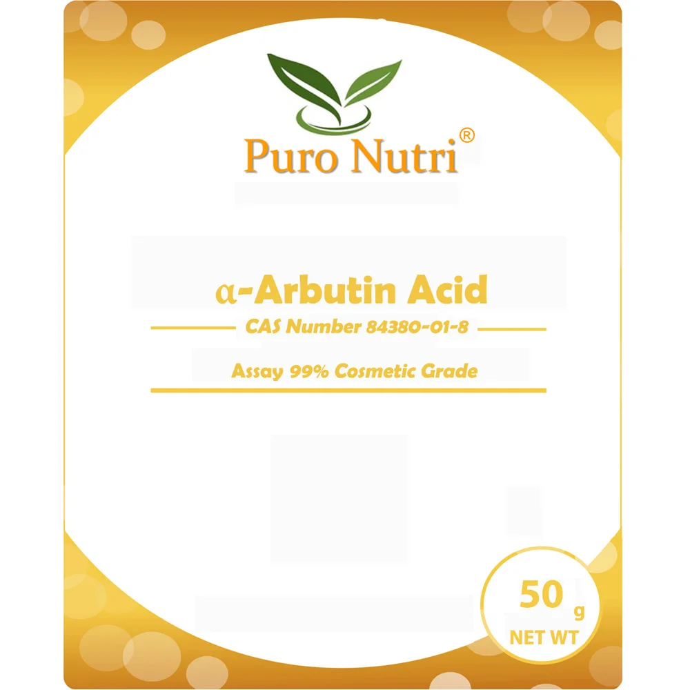 

Skin Care Cosmetic Grade Pure Alpha Arbutin Powder Ready to Ship CAS 84380-01-8