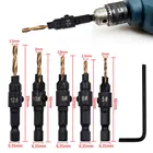 Набор быстросменных Сверл С шестигранным хвостовиком, для обработки дерева