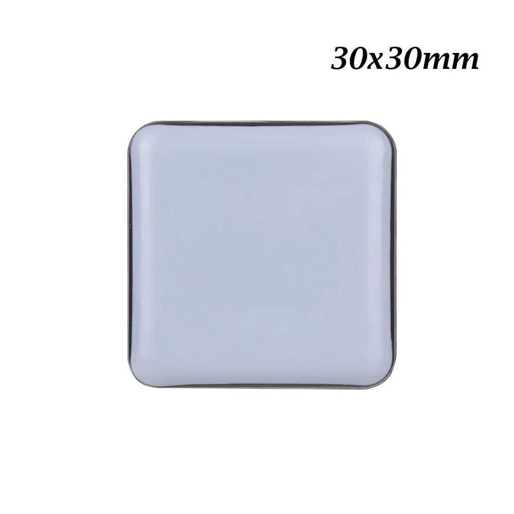 30x30mm 4 шт./компл. легко двигаться мебель Таблица слайдер коврик протектор с крышкой и ручками для переноски размером истиранию коврик самоклеющиеся мебельные ножки колодки - Цвет: 30x30mm