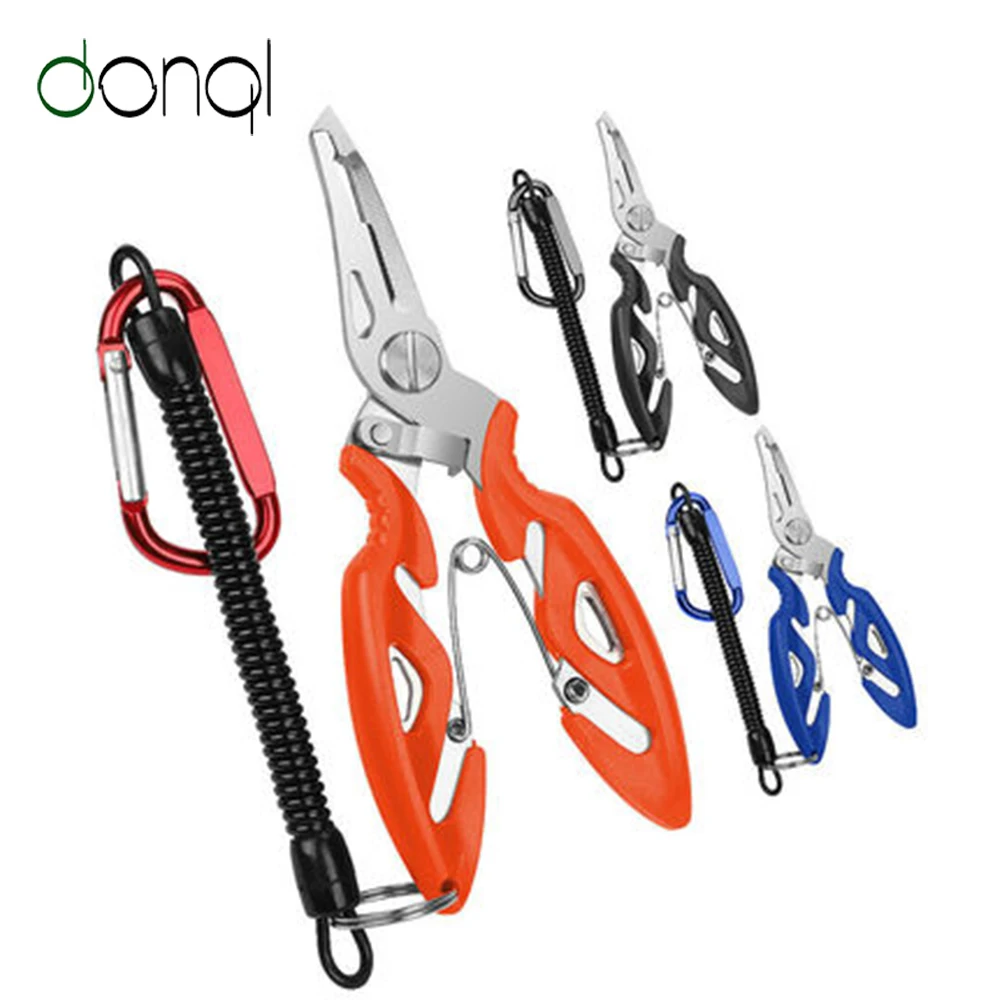 

DONQL Fishing Plier Scissor Braid Line Lure Cutter Hook Remover Tackle Tool Cutting Fish Use Tongs High Quality Scissors
