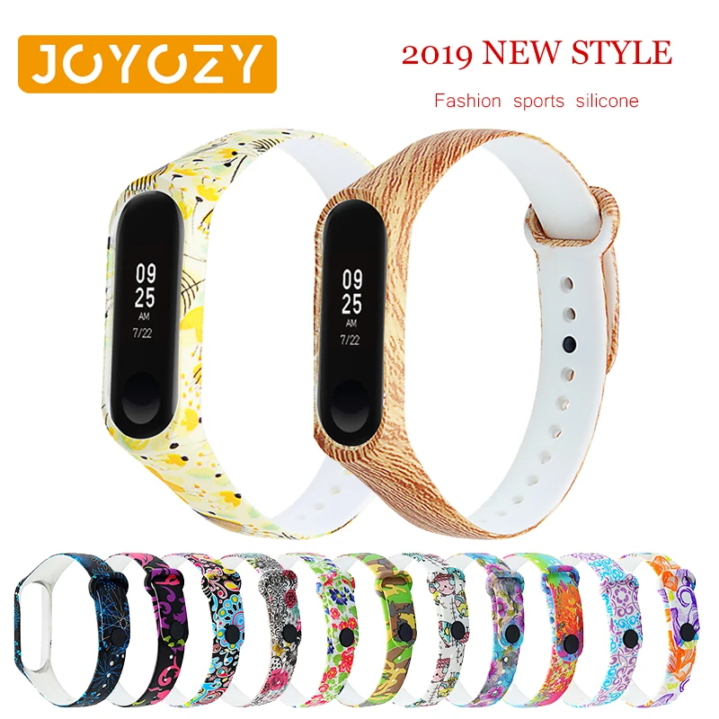 Joyozy модный спортивный цветной ремешок с принтом для xiaomi 3/4 популярный
