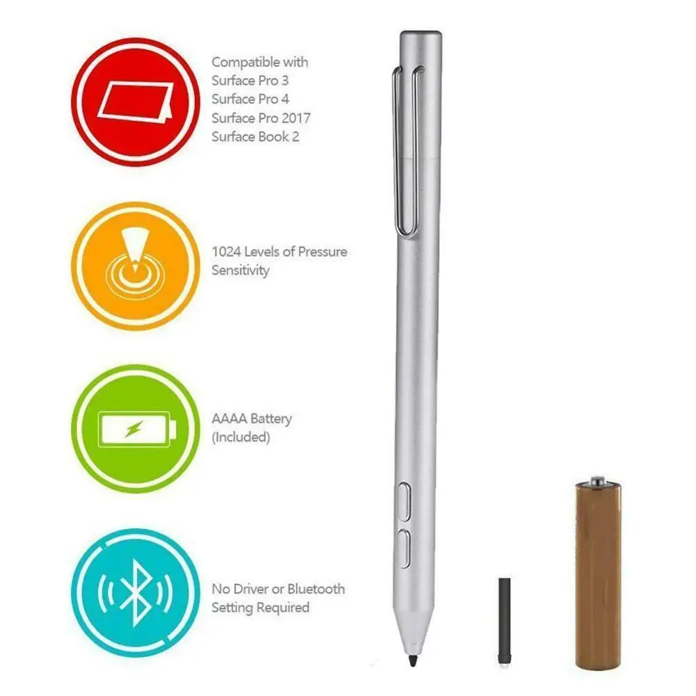 Новый стилус для Microsoft Surface 3 Pro 6 4 5 Go Book r20|Стилусы планшетов| |