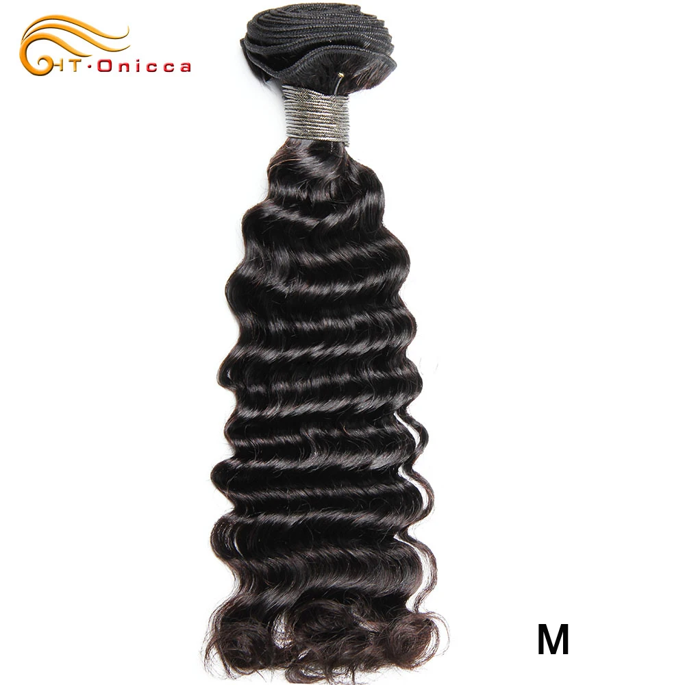 Глубокая волна пучок перуанских волос пряди человеческие волосы для наращивания