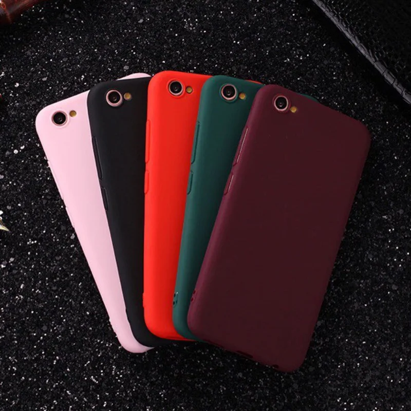 Для OPPO A9 2020 A79 A73 A71 2018 A71K A59 A39 A57 чехол карамельного цвета мягкий из ТПУ | Мобильные