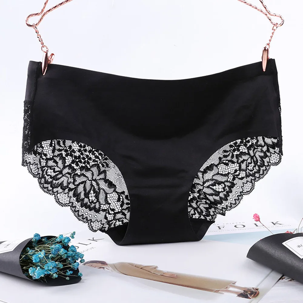Женское нижнее белье женские трусики пикантное кружевное бесшовное прозрачные с