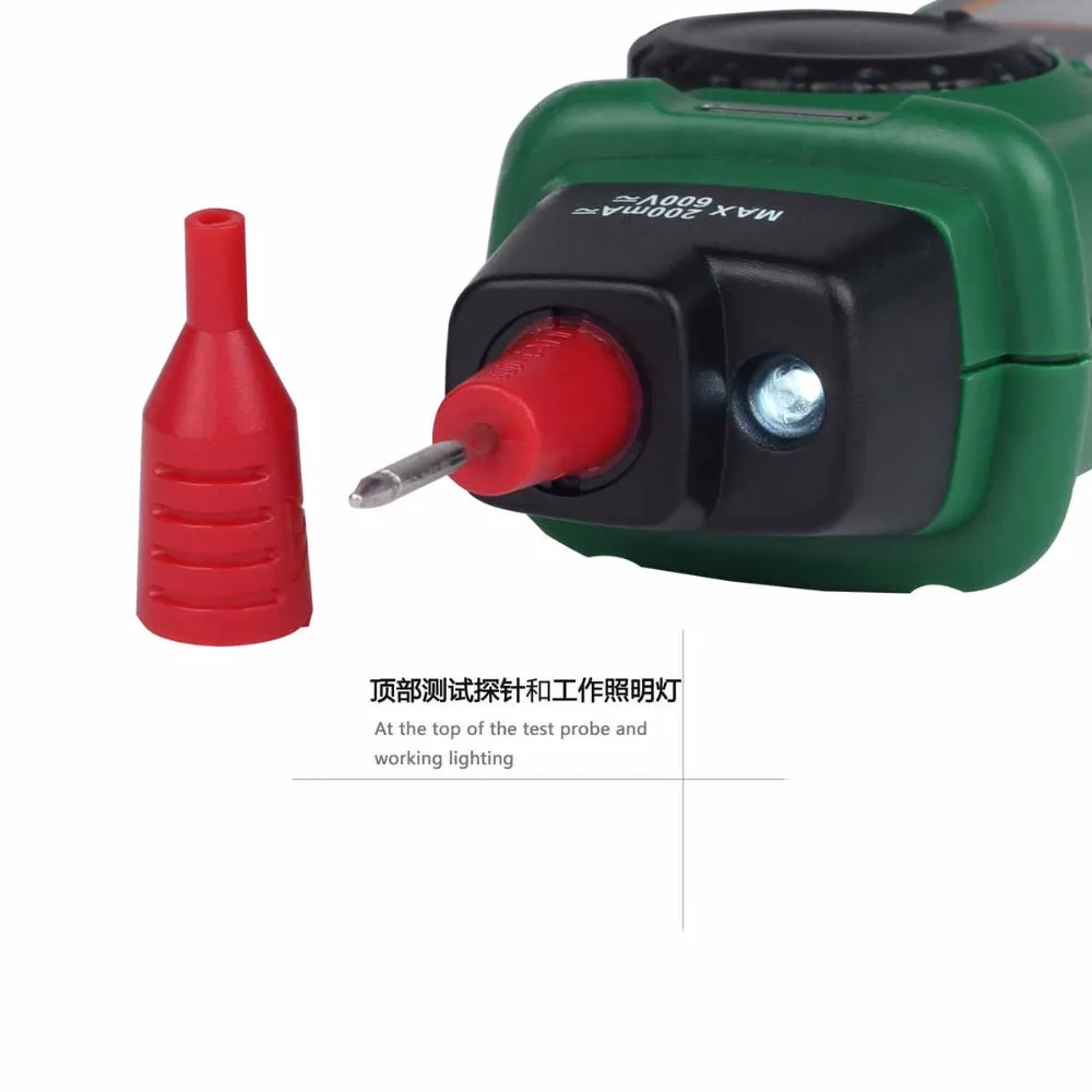 MASTECH MS8211 Ручка-Тип Цифровой мультиметр Бесконтактный детектор напряжения переменного тока Автоматический диапазон портативный профессиональный тестер инструмент