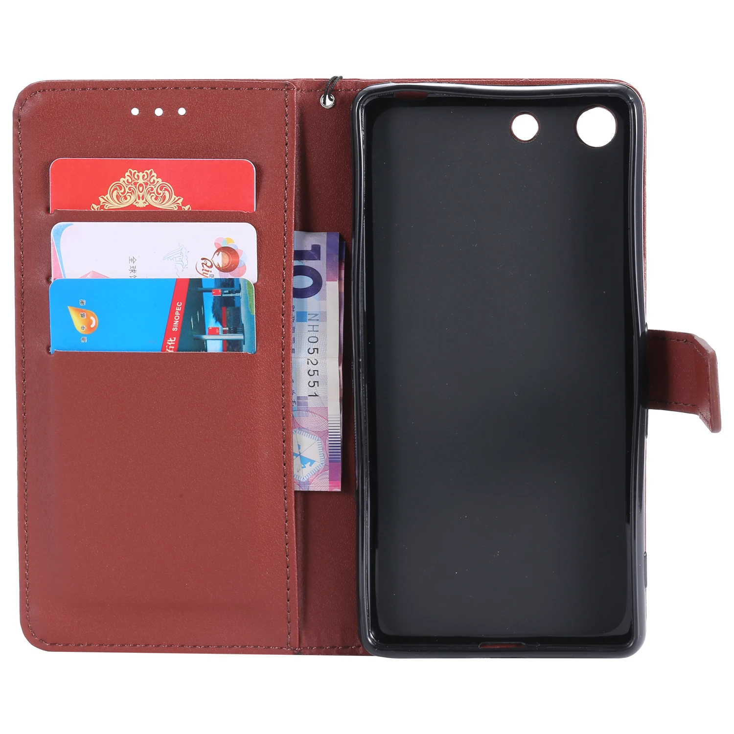 Кожаный чехол книжка для Sony Xperia M5 M 5 Dual E5633 E5603 E5606 E5653 телефона E 5633 5603 5606