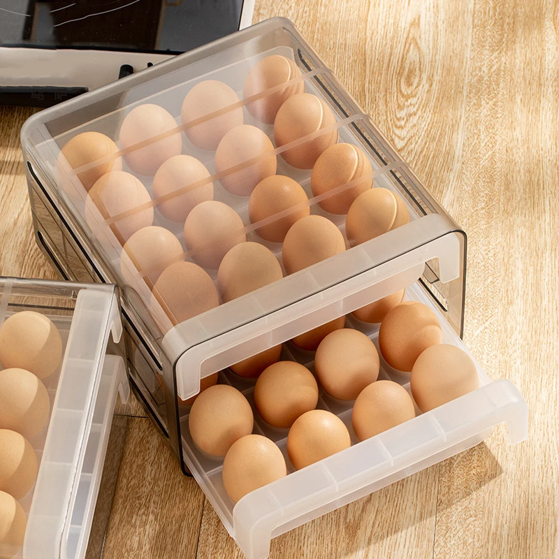 

Кухонный ящик для хранения яиц прямоугольный элемент холодильника яйца ящик для хранения Тип яйцо подноса из нержавеющей стали Кухонный Ко...