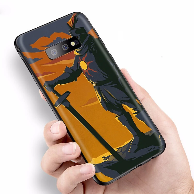 Мягкий чехол YIMAOC с надписью the Sun Dark Souls для Samsung Galaxy S6 S7 S10e Edge S8 S9 Plus A3 A5 A6 A7 A8 A9 J6 Note 8 9