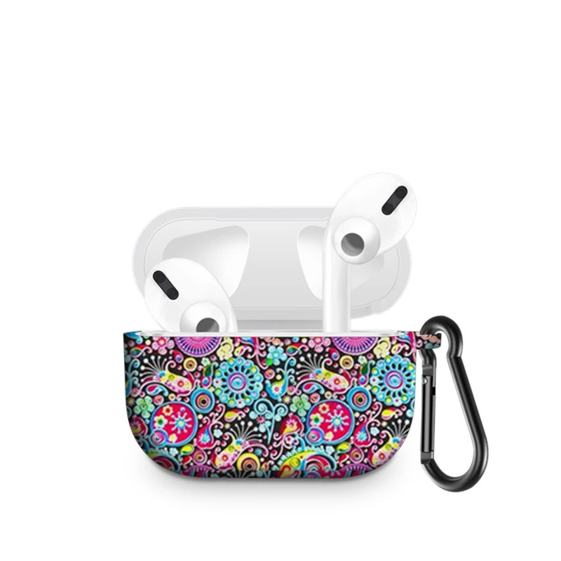 Чехол для AirPods Pro силиконовый чехол с полной защитой 360 градусов беспроводных