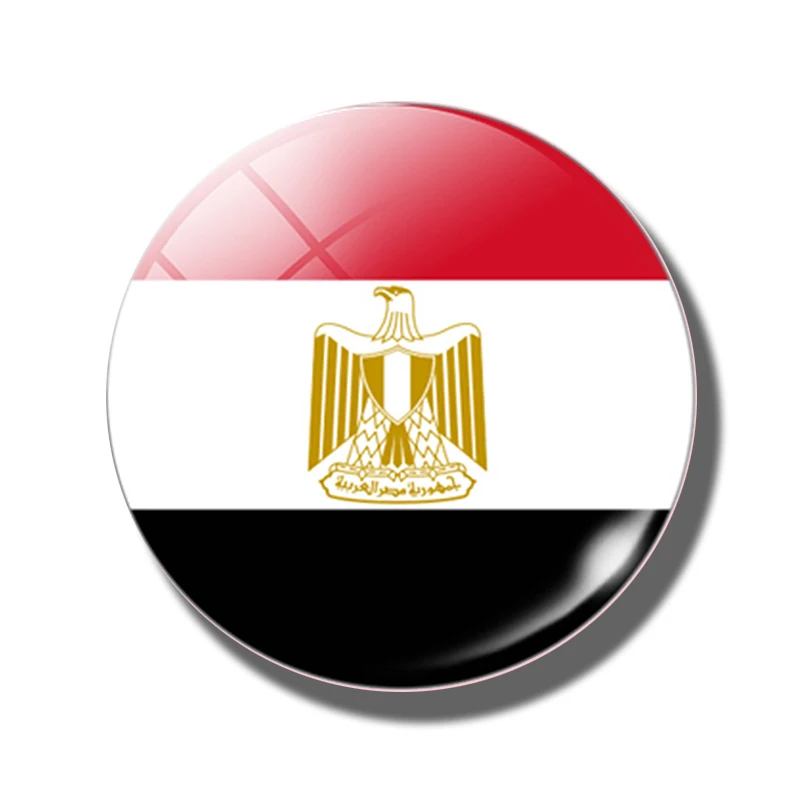 50 мм Древний Египет магниты на холодильник стекло Scarab Isis Anubis Cleopatra Scarab Египетский крест магнитные наклейки на холодильник Декор - Цвет: AS SHOW