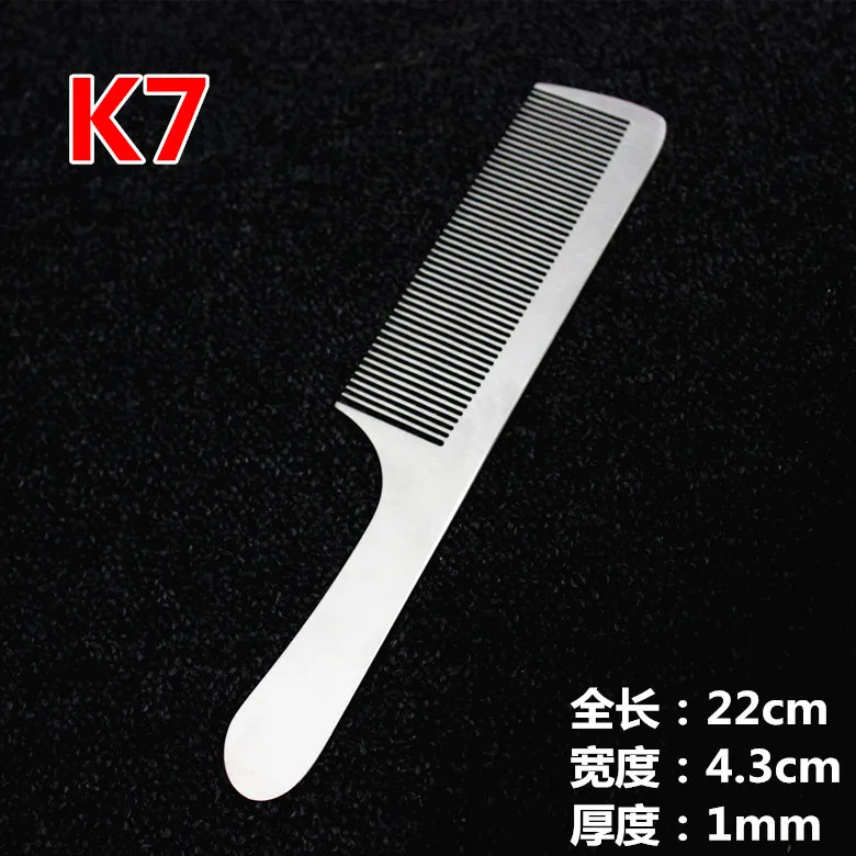 1pc Hair salon professional stainless steel comb hair cut comb hairdressing comb