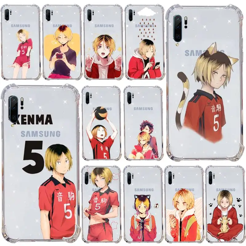 

Kenma Kozume of Haikyuu Phone Case Transparent for Samsung s9 s10 s20 Huawei honor P20 P30 P40 xiaomi note mi 8 9 pro lite plus