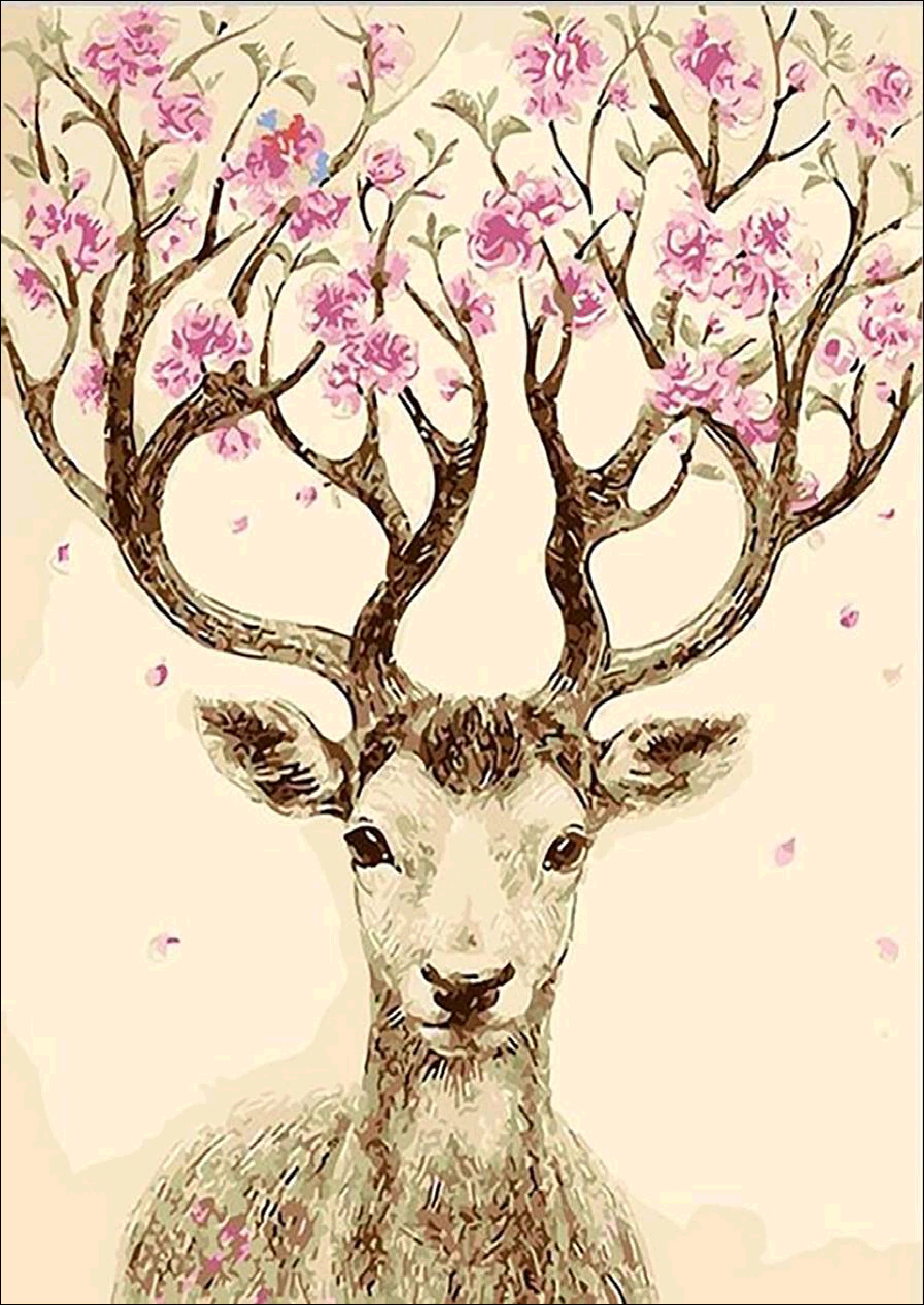 

5D DIY diamond painting diamond embroidery cross stitch animal sika deer rhinestone mosaic painting home decoration gift