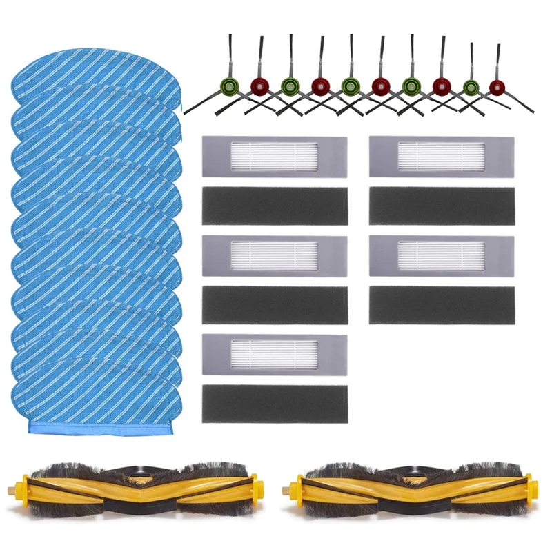 

HEPA Filter Main Brush for Ecovacs DEEBOT OZMO 950 920 Rags Side Brushes Sweeping Robot Vacuum Cleaner Parts