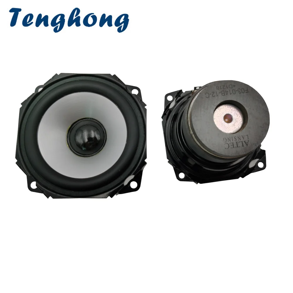 

Tenghong 2pcs 3 Inch Full Range Speaker 8Ohm 20W Treble Midrange Bass Speaker Unit For Home Theater Loudspeaker DIY Rubber Edge