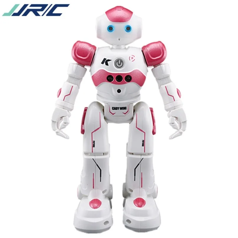 

JJRC R2 USB Charging Singing Dancing Gesture Control RC Robot Toy Blue Pink For Kids Children Gift Presents