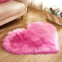 super soft faux fur wool carpet home decor sheepskin rug long plush indoor bay window cushion for living room bedroom area rugs