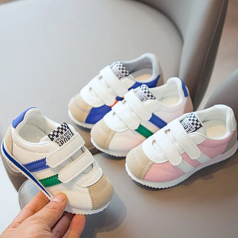 Детская обувь Новая мода Сезон весна лето Детские спортивные кроссовки из