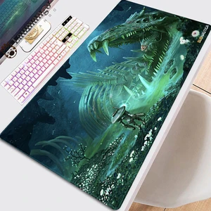 Коврик для мыши, коврик для мыши, аксессуары для ПК, геймеров, коврик для компьютера, аниме клавиатуры, клавиатуры, светодиодный геймерский коврик для мыши, красивый Subnautica
