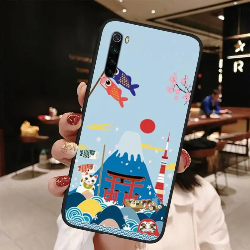 

Oriental Cherry Phone Case Back Shell For Xiaomi Note Max Mi 3 7 8 9se Redmi 7 7a 8 8t 9 10 Pro Lite Cases Cover