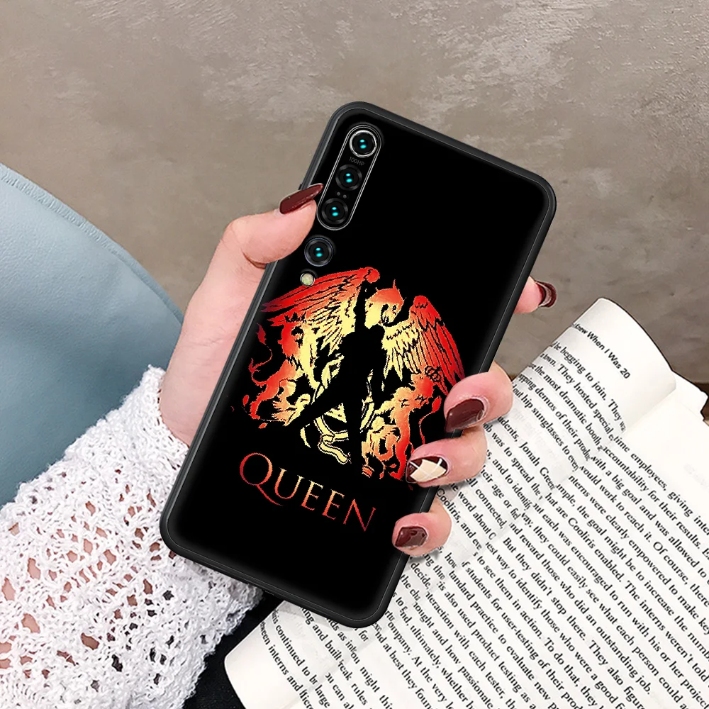 

Rock Queen Band Phone Case For Xiaomi Mi Note 10 A3 9 MAX 3 A2 8 9 Lite Pro Ultra black Coque Luxury Cover Pretty Waterproof