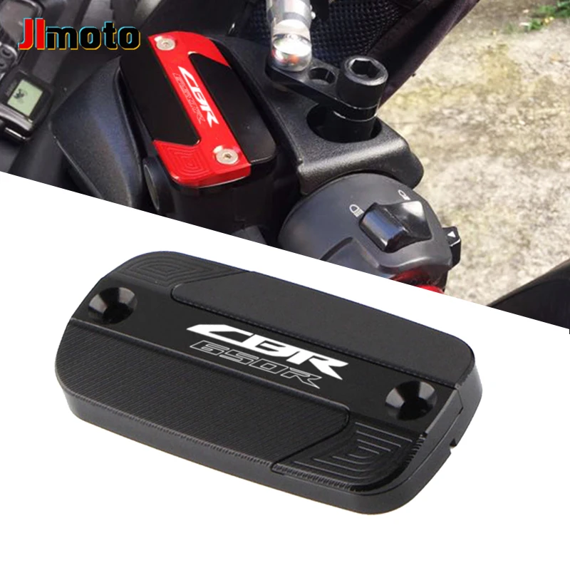

For HONDA CBR650R CBR 650R 2019-2020 High Quality Motorcycle Accessorie CNC Front Brake Fluid Reservoir Cover Oil Cap With Logo