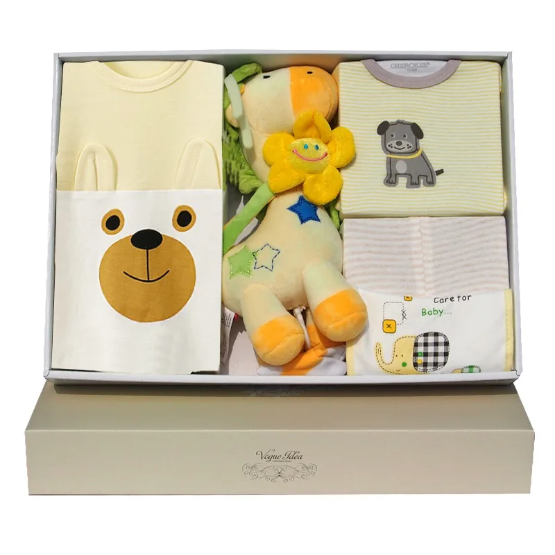 Комплект подарочной коробки для новорожденных высококачественная одежда Товары