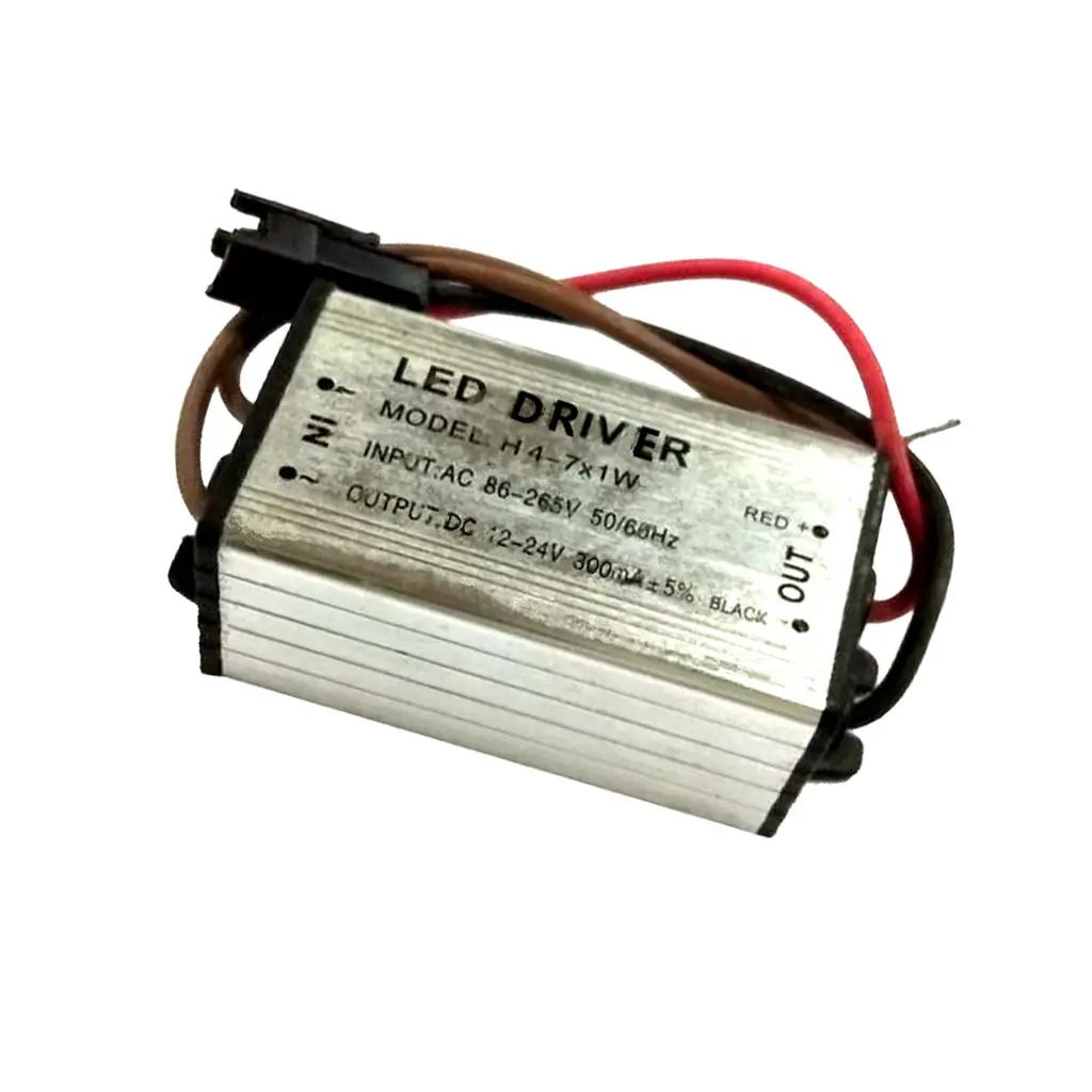 

4 7W Power Supply Driver for LED Bulb 300mA Convert 85 265V AC to