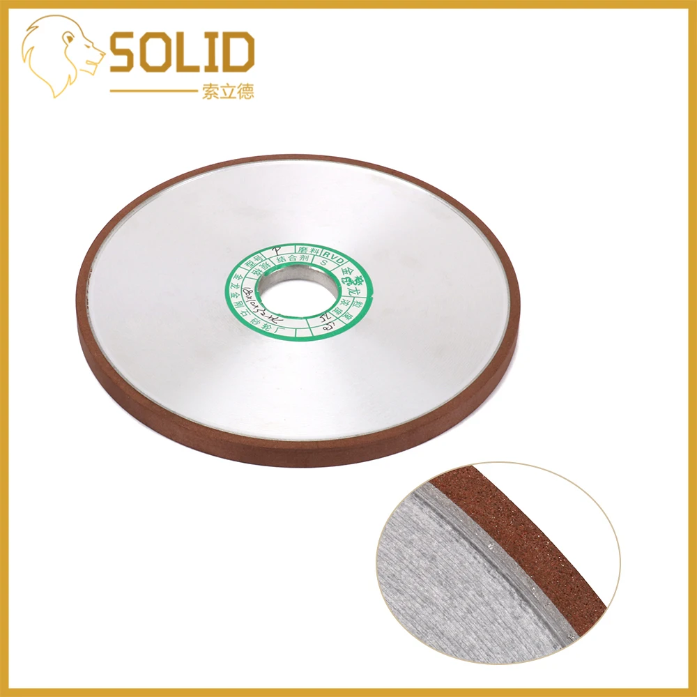 

Diamond Grinding Wheel 180mm Cutter Grinder Grinding Wheels for Steel Milling Cutter Sharpener 1Pc Grit150/240/320/400