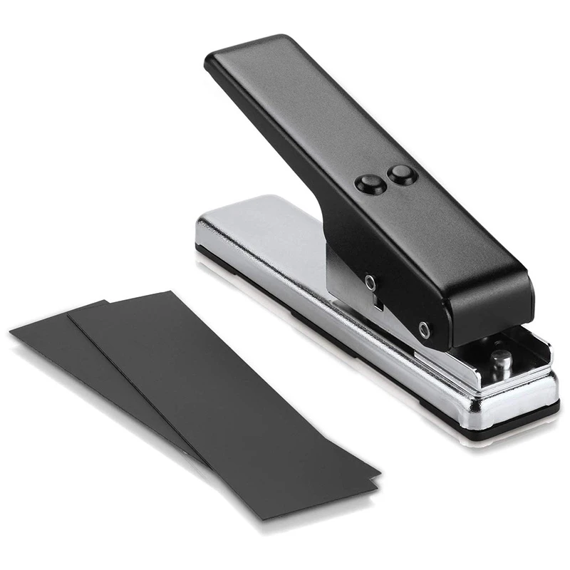 

DIY Guitar Pick Punch Pick Maker Guitar Pick Cutter Making Picks For Electric Acoustic Guitarist Guitar Players (Black & Silver)